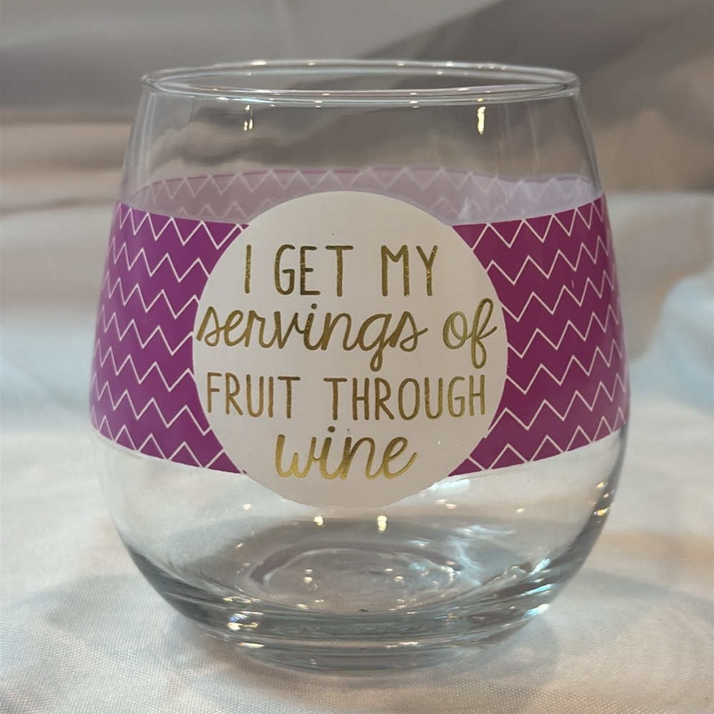 Set of Three Wine Glasses with Fun Quotes - Picture 4 of 8